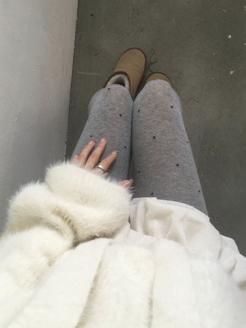 Fur V-neck muffler set