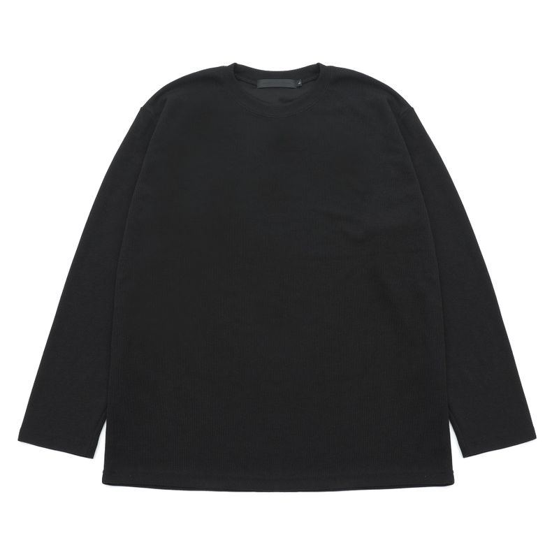 Essential Knit T Shirt Black