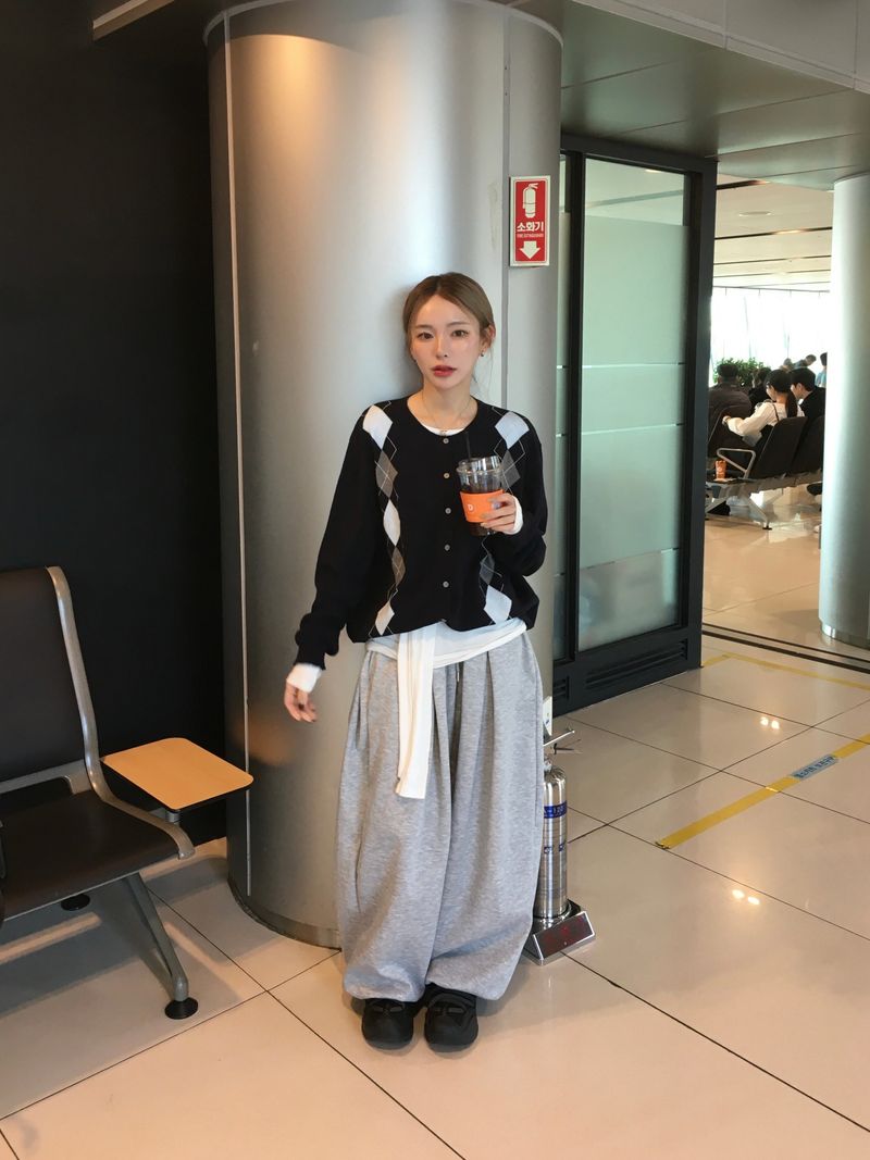 Nugget Pintuck Wide Balloon Pants (5c)