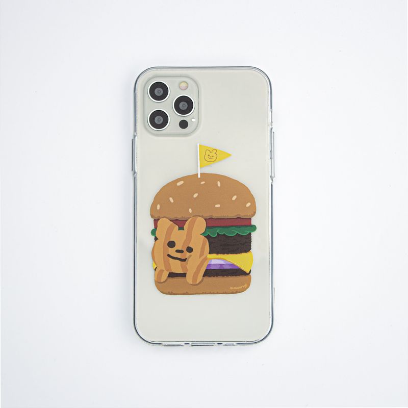 moorugi(モールジ)の「Moorugi Bacon Burger case (Jelly(Smartphone Accessories)」
