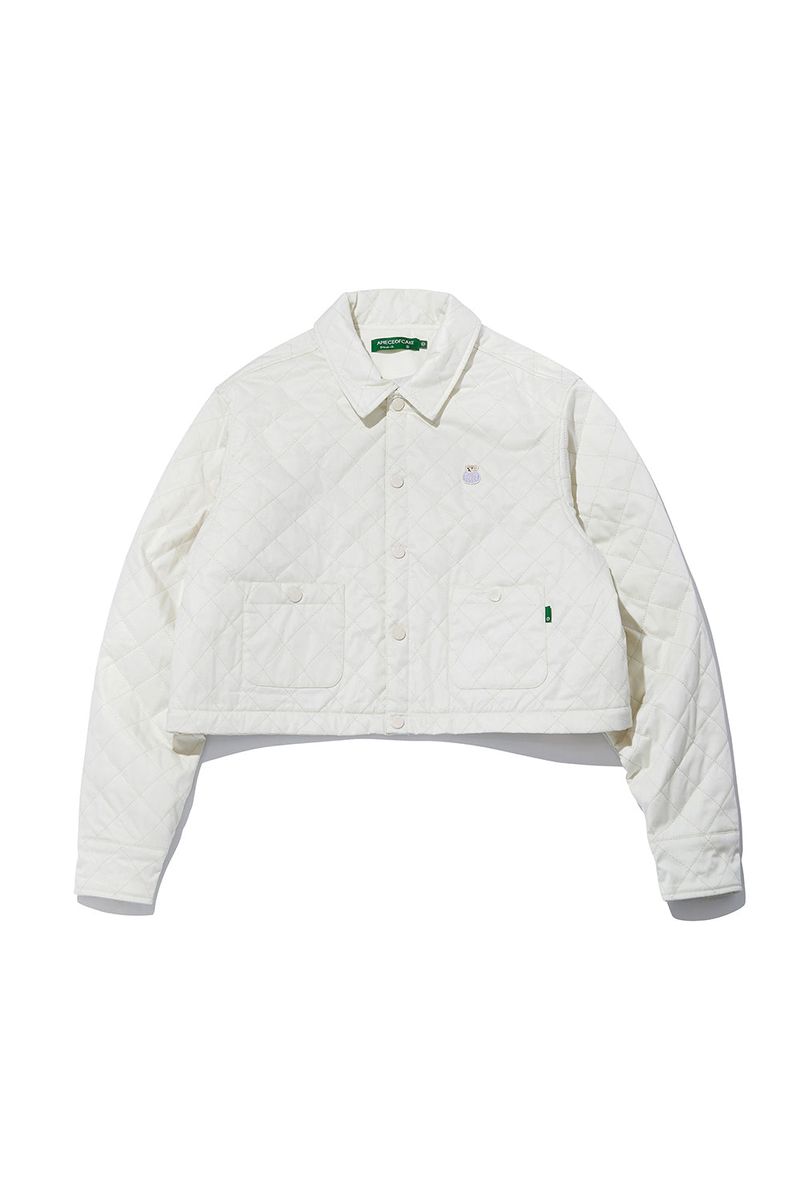 Quilting 2Way Shirt Jacket_Ivory