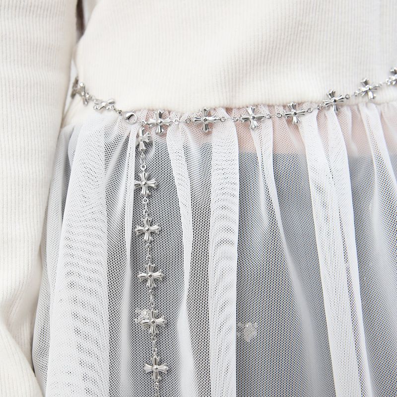 cattline(カトリーヌ)の「Layered Chrome Chain Belt(Fashion Accessories)」