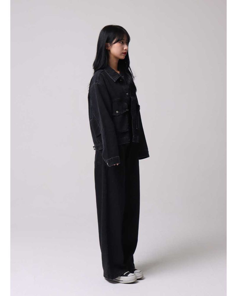 Wished Cropped Denim Tracker