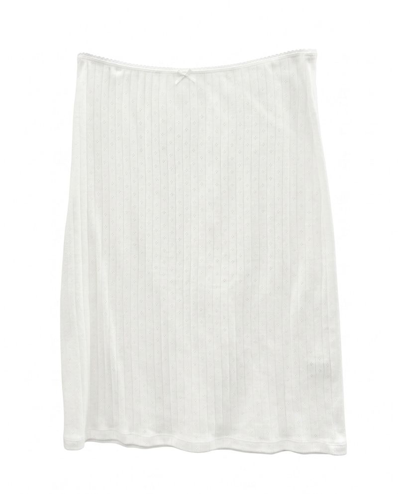  RIB RIBBON MIDI SKIRT