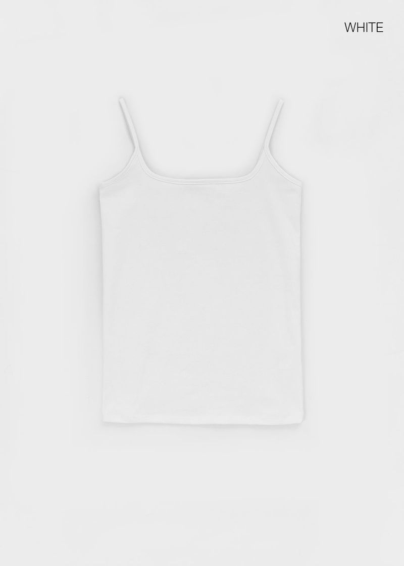 [MADE] Base Cotton Strap Sleeveless Top