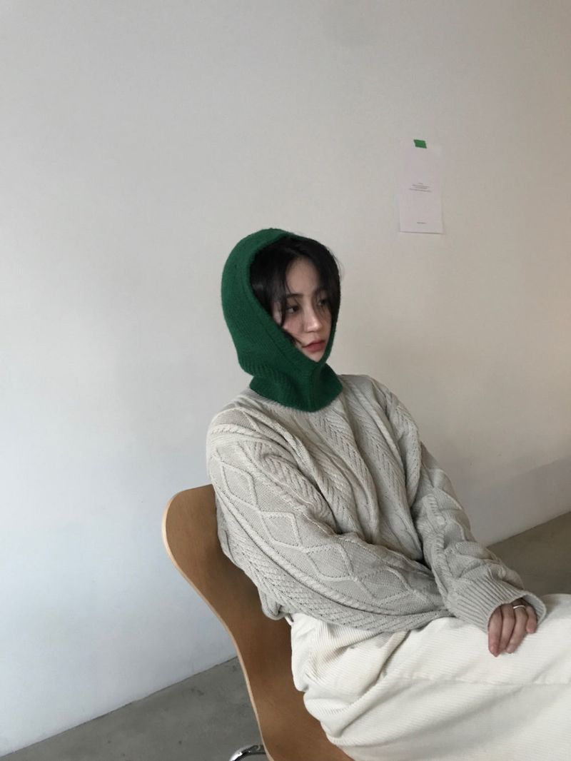 Knit balaclava