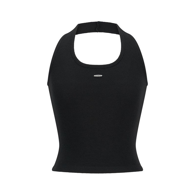 kitsch&kiss（キッチアンドキス）の「Halter Neck Sleeveless Top (26STP-SLTS02)（Tops）」