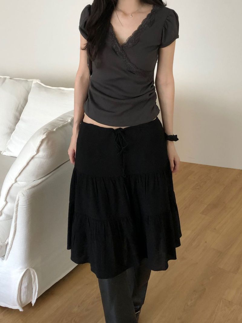 Andy Cancan Midi Skirt (2 colors)
