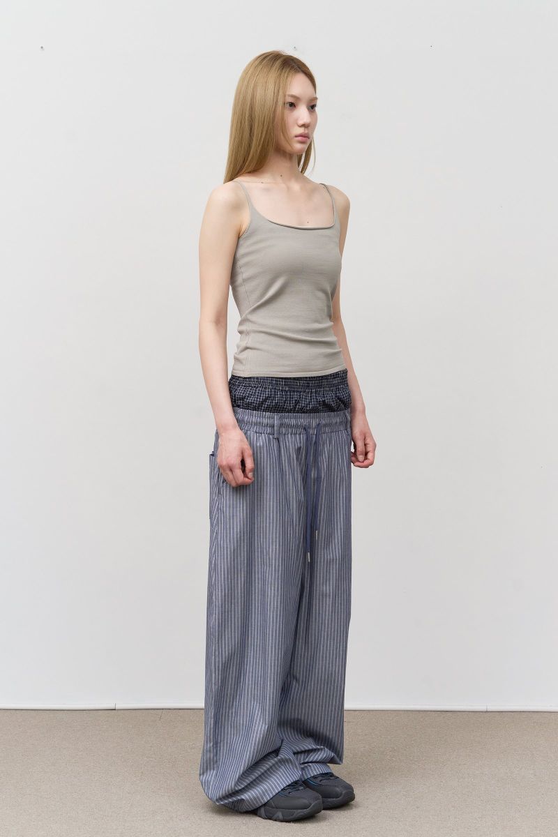 (W) Mono Slip Knit Sleeveless