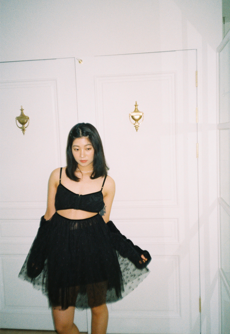 SHAKIRI(シャキリ)の「SHASHA TULLE DRESS _BLACK(Dresses)」