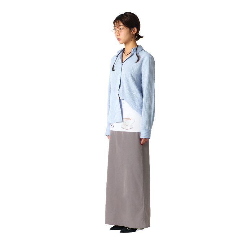 CRAPPYROOM(クラッピールーム)の「EXTRA BUTTONS STRIPE SHIRTS (BLUE)(Tops)」