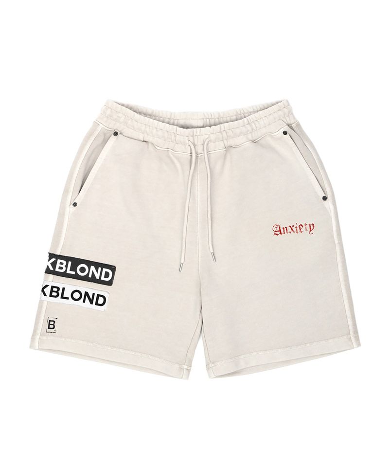 BLACKBLOND（ブラックブロンド）の「BBD アンザイエティ ピグメント スウェットショーツ (Sand)（パンツ）」