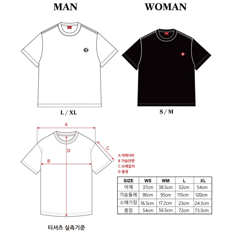 スペースベイカーパッチTシャツ ホワイト(MAN)