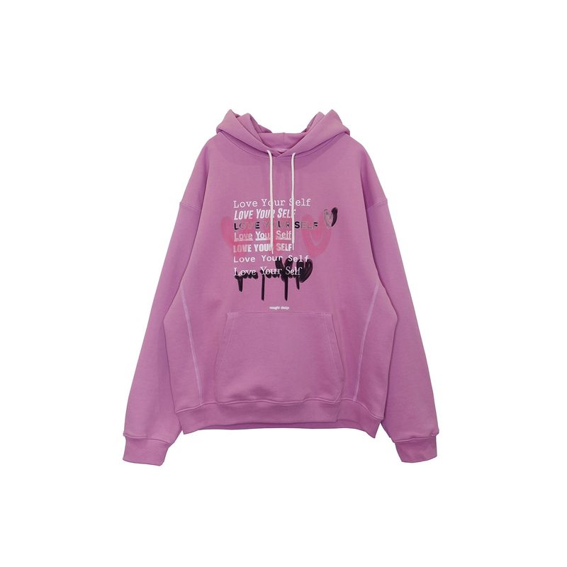 nought(ノウト)の「Love Yourself Sweat Hoodie / Cassis Pink(Tops)」