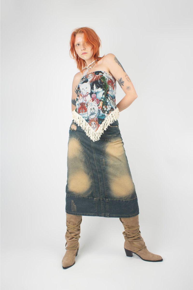 Strap Western Boots (2 color)