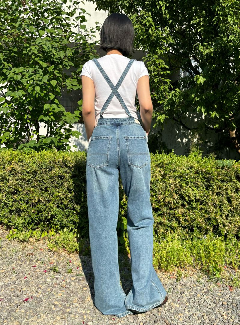 INCISION OVERALL DENIM PANTS code 21103