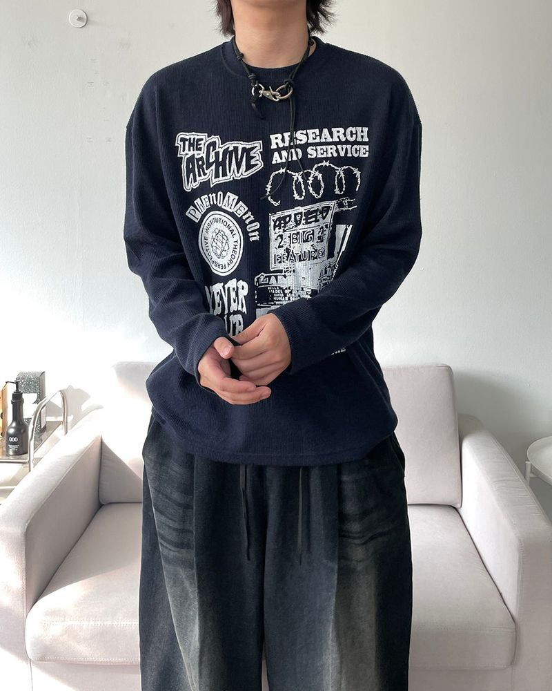 Archive Printed Knit T-Shirt