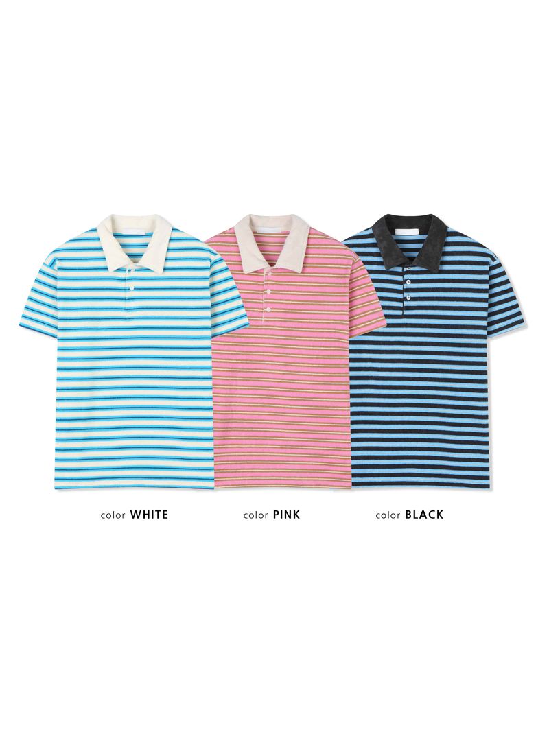 Barney Terry Collar Top