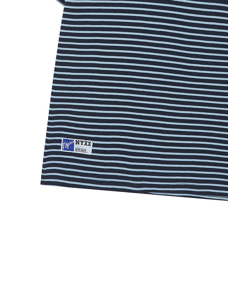 OVERSIZED WING POLO SHIRT BLUE