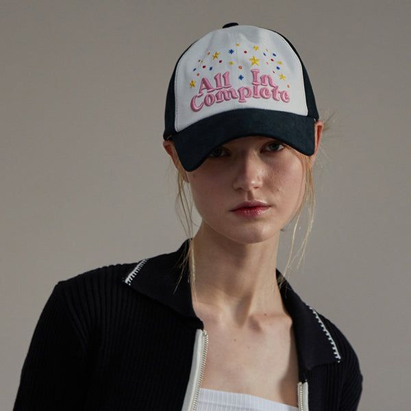 ALLINCOMPLETE（オールインコンプリート）の「Stella Retro Ball Cap (Black)（Hats）」