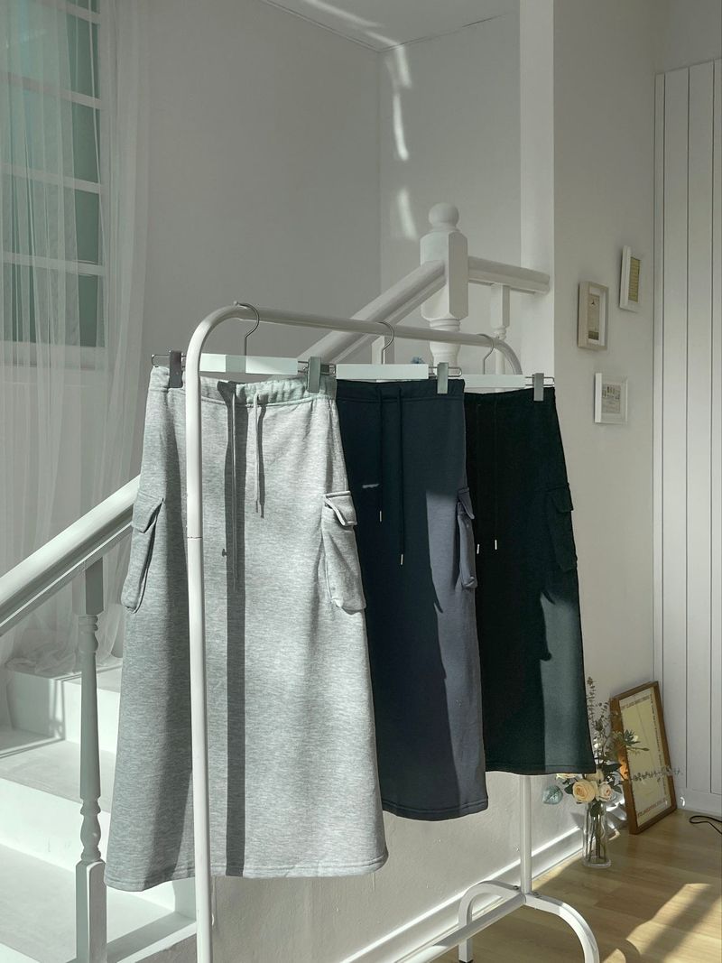 Cargoporket long skirt
