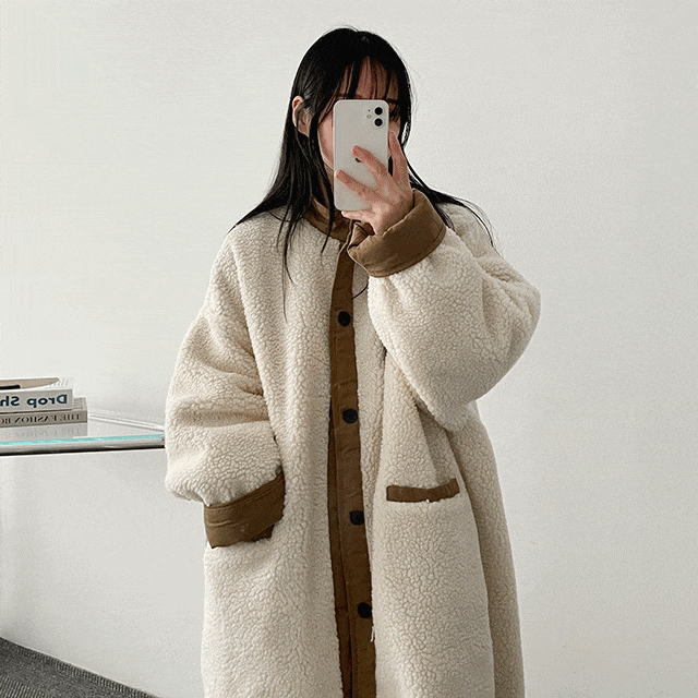 hijjoo（ハイチュー）の「[Double-sided] [Wool] Lette Woolly Privacy Blonde Padded Bomber Jacket（Jackets/Outerwear）」