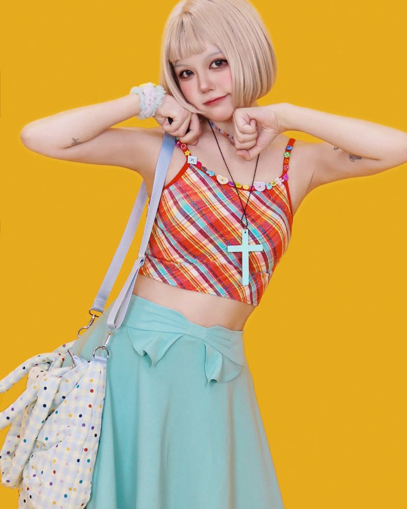 lovely dot ribbon bag (4color)