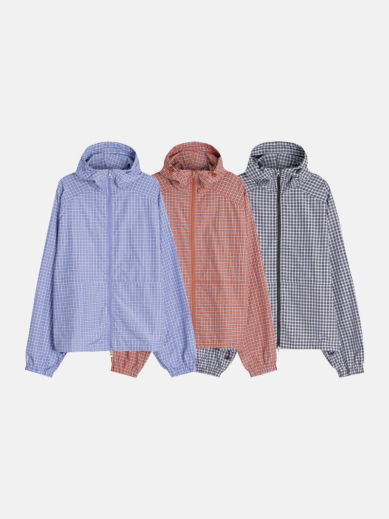 Vera Checked Windbreaker (2color)