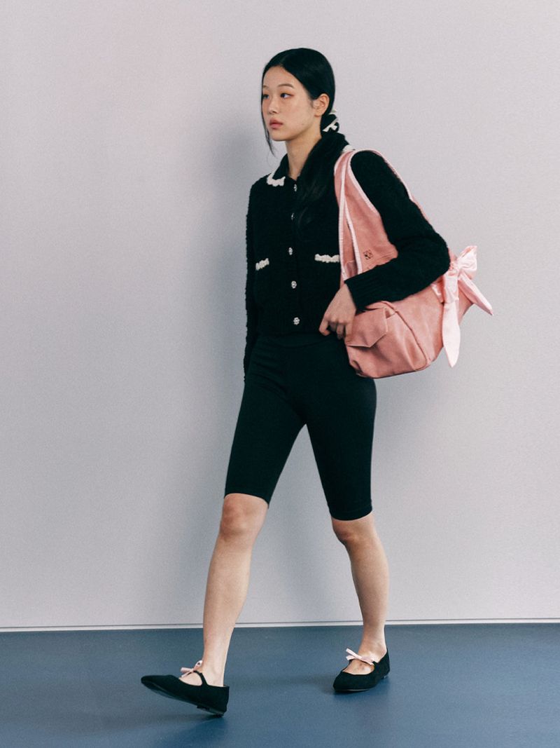Alpaca Knit Cardigan (Black)
