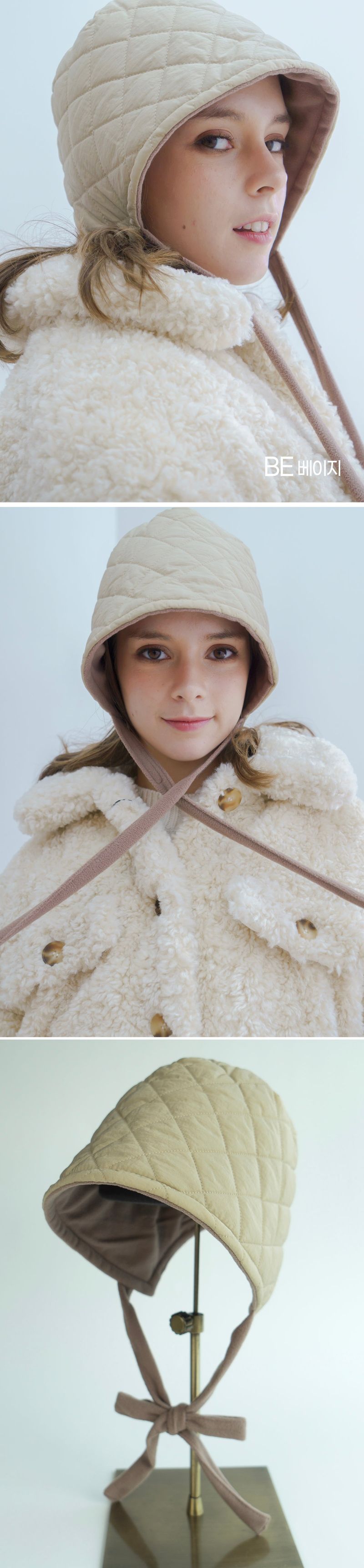 blog padding bonnet hat 3colors