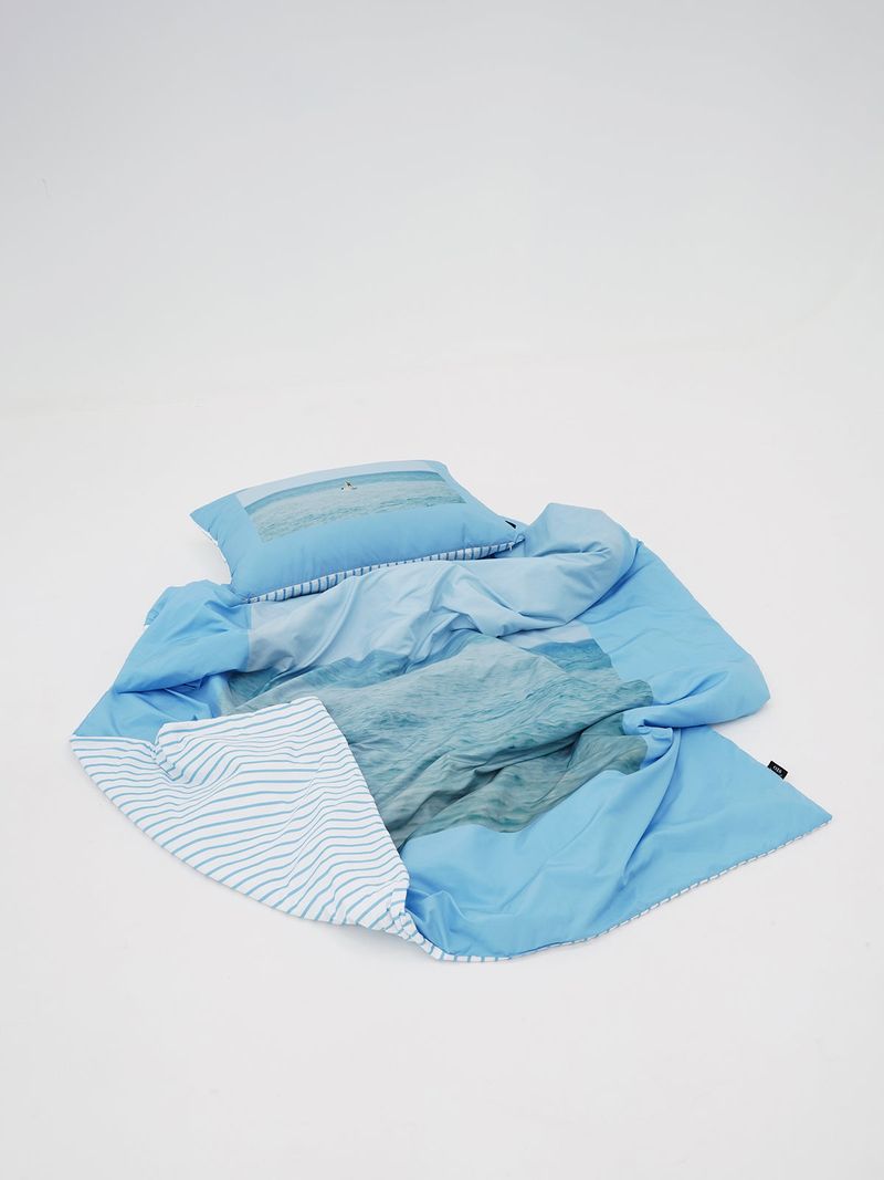 marine blue 2 way bedding set