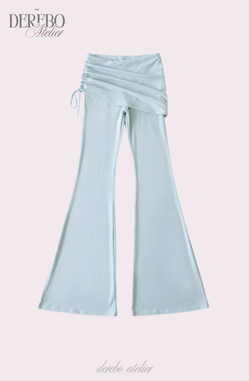 Liiv short-sleeve cap training shirring pants set (LONG PANTS)