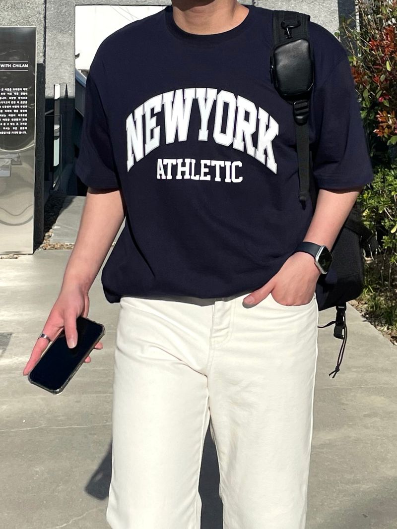 [MADE]NEVERDOWHY NEWYORK PRINTING T-SHIRTS