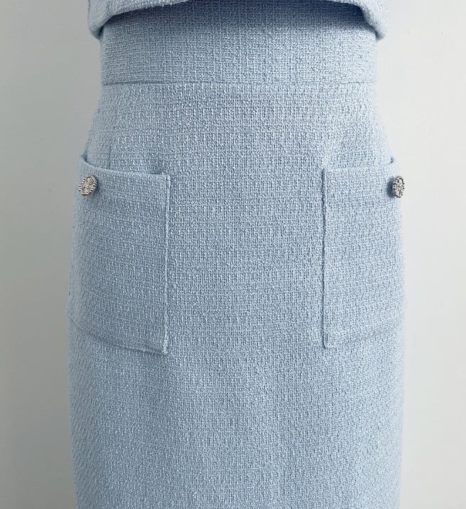 Laurent Tweed H-Line Long One Piece
