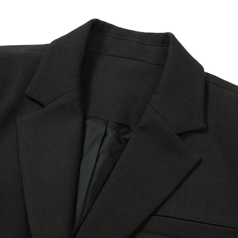 クラシックセミオーバージャケット / Classic Semi-over Jacket	[CHARCOAL]
