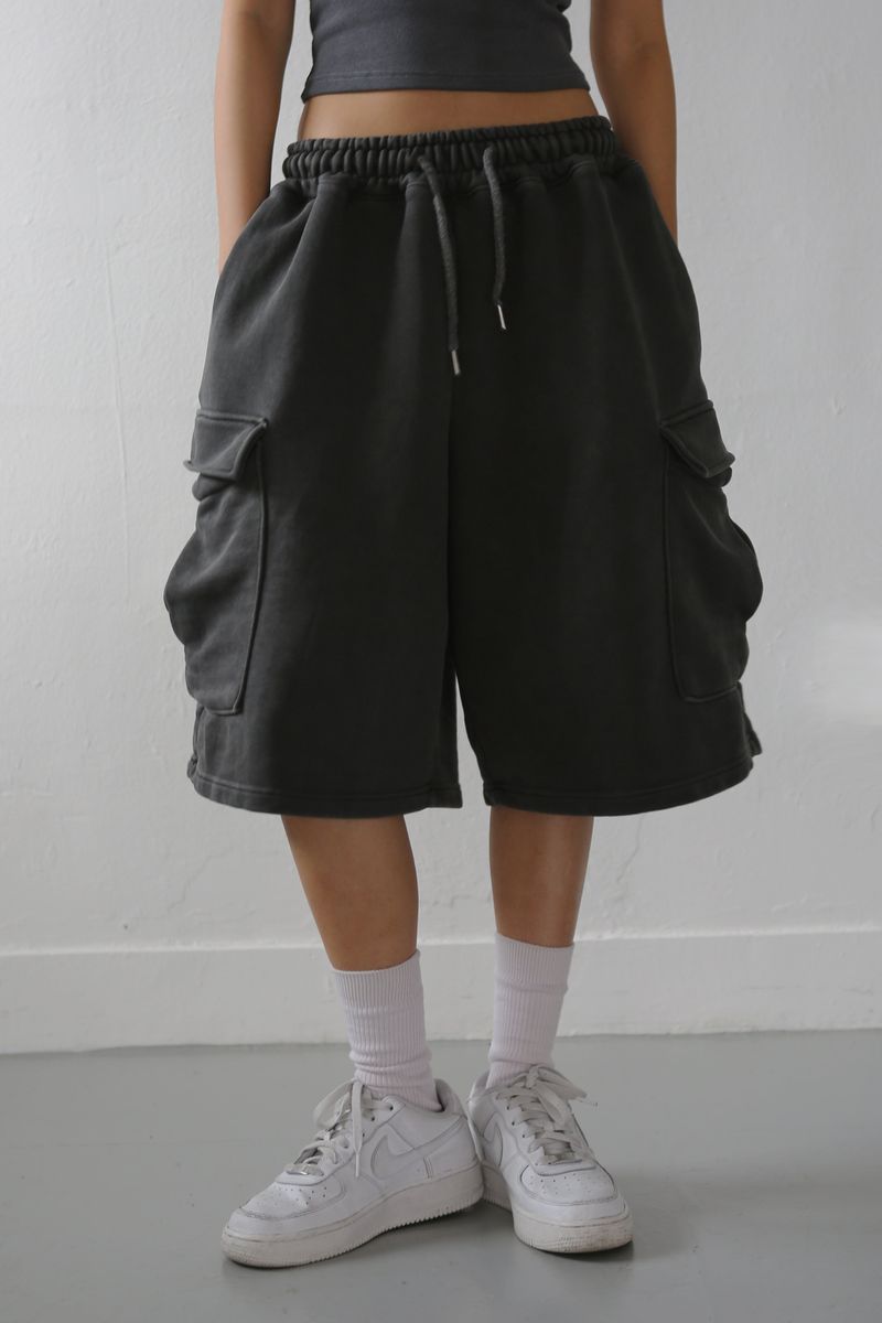 ASH PIGMENT BERMUDA PANTS