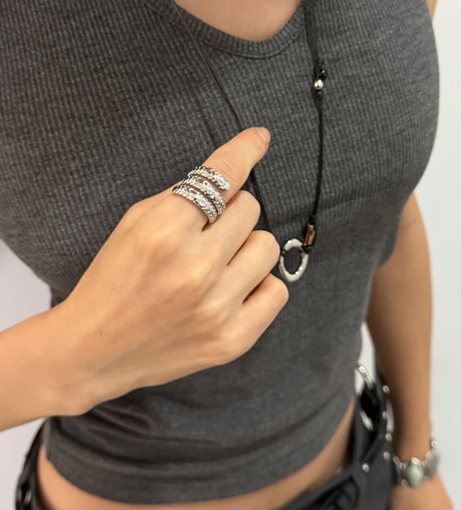 AAKE（アケ）の「WOOD BEAD RING NECKLACE（Accessories）」