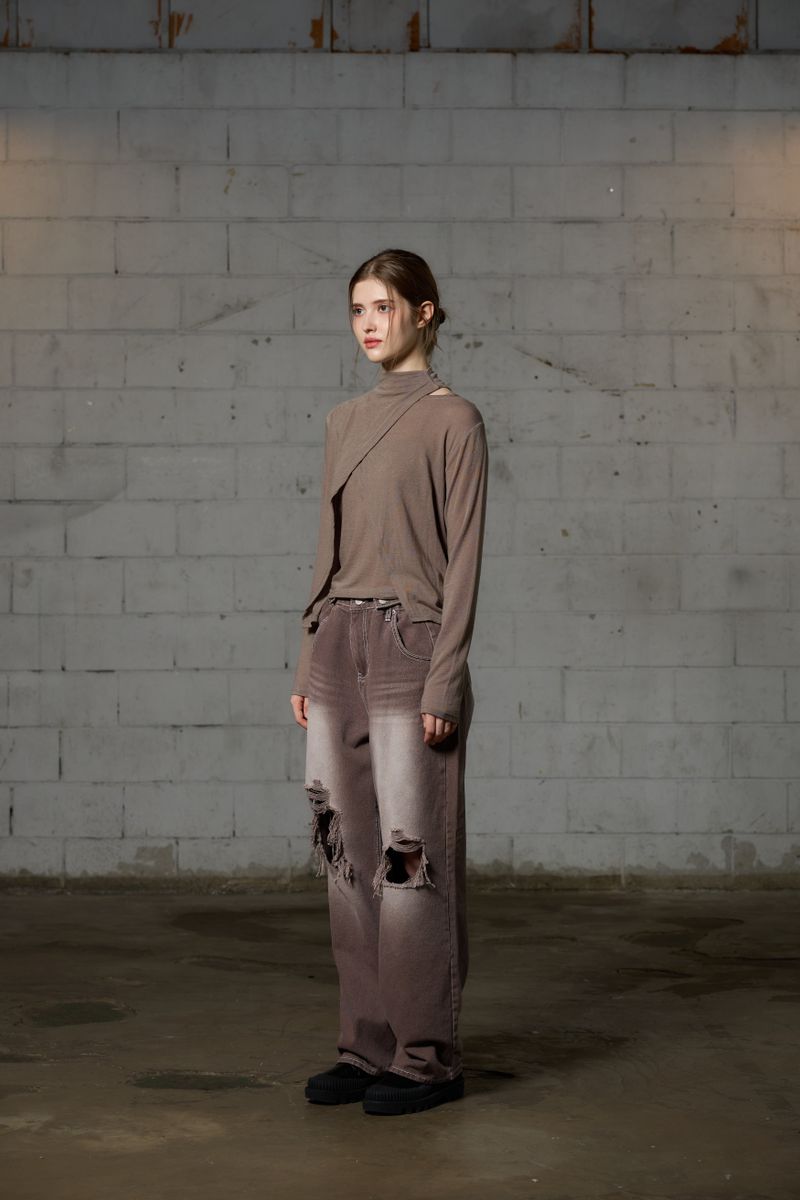 ARE WOOL LONG SLEEVE SET / MOCHA