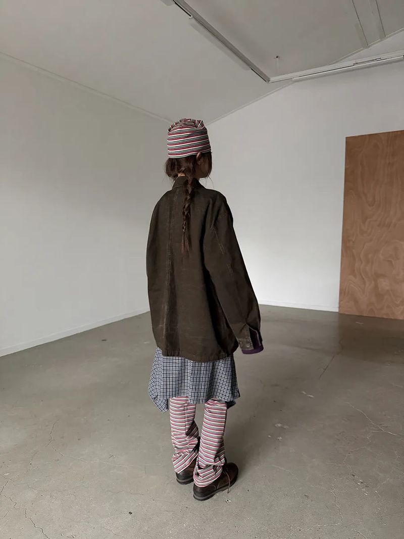 french mood peach jacket 