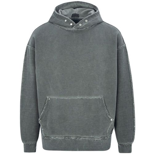 LEKIM（レキム）の「GRUNGE HOODIE (CHARCOAL)（Tops）」