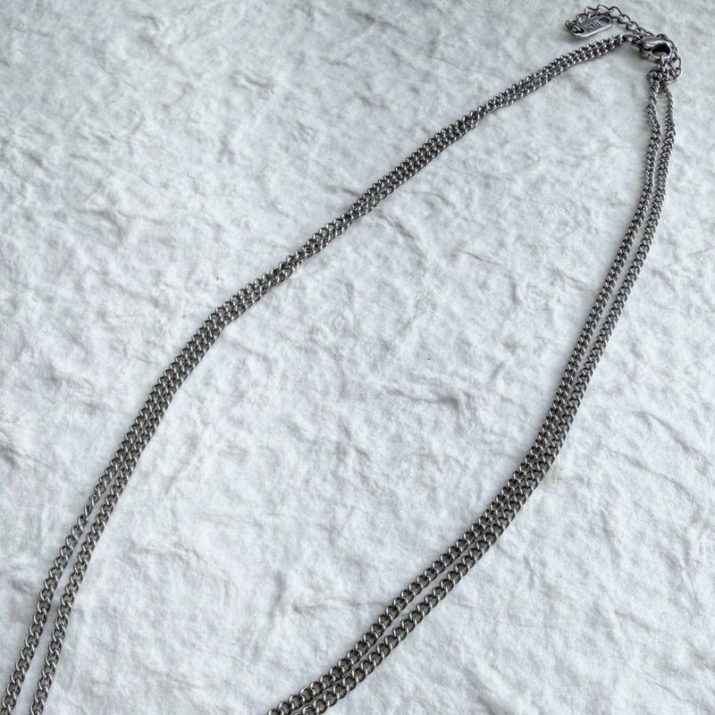 Dual Loop Link Necklace