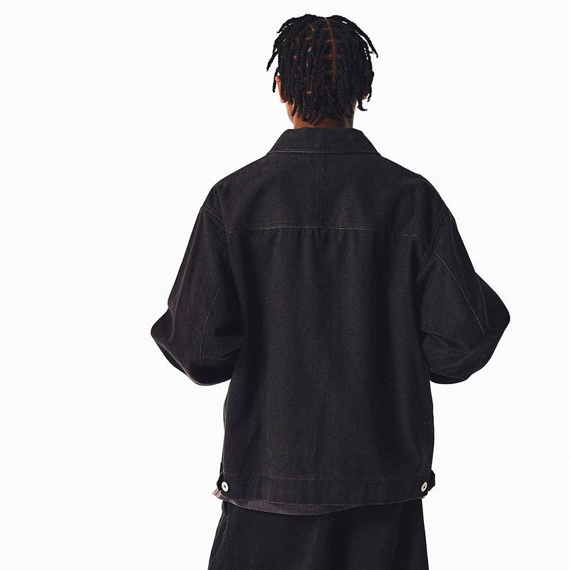 COLLARED UTILITY JACKET