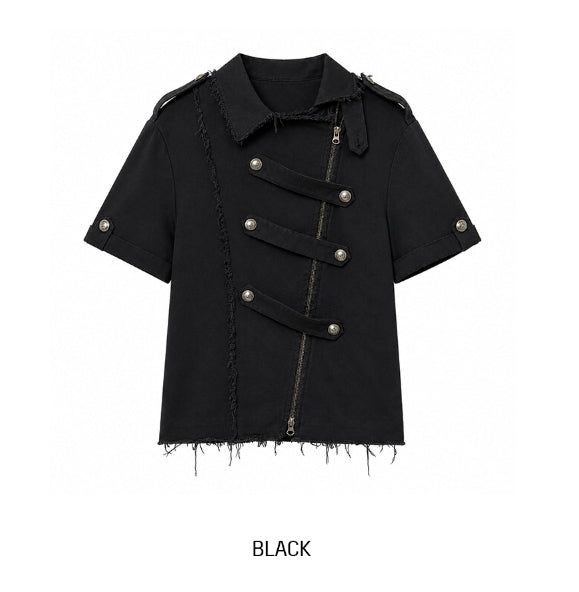 26SS★ [PLAN MADE] Blake Cutoff Napoleon Jacket
