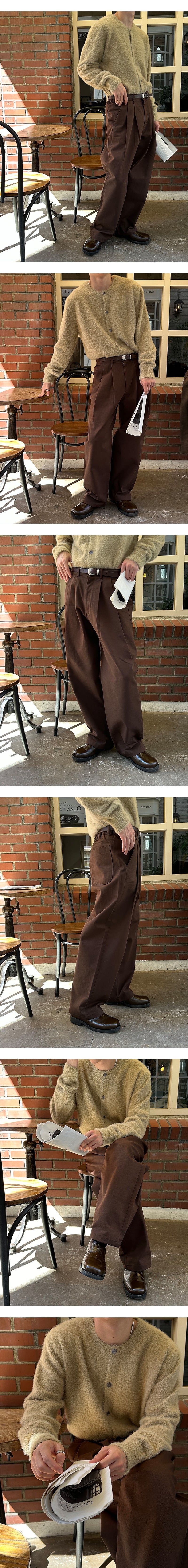 [F/W] Warm half banding pants(6color)