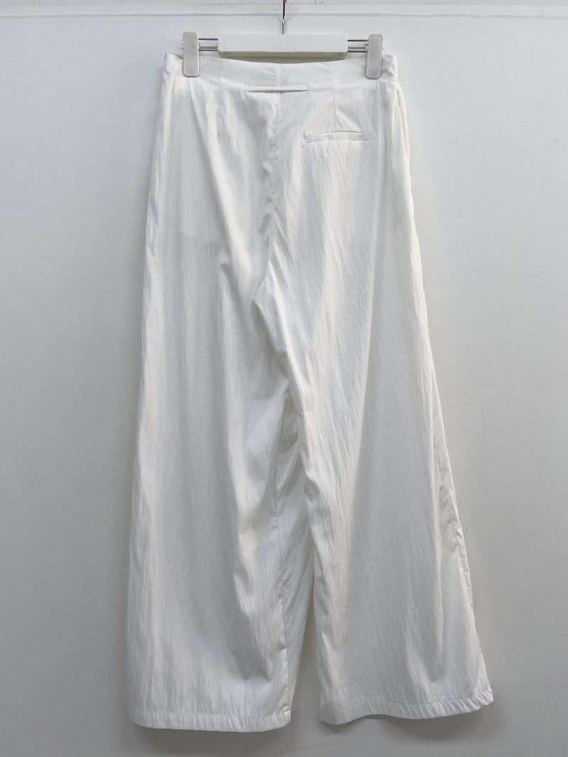 Unbalance Nylon Strap Wide Pants