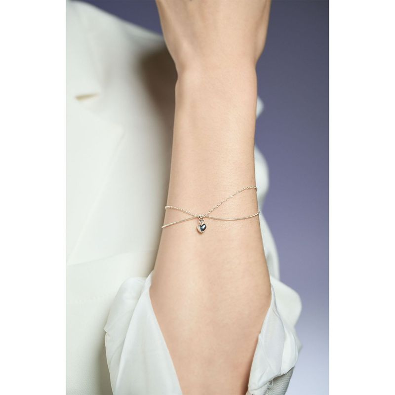 Minimal Heart Simbol Bracelet (Silver 925)