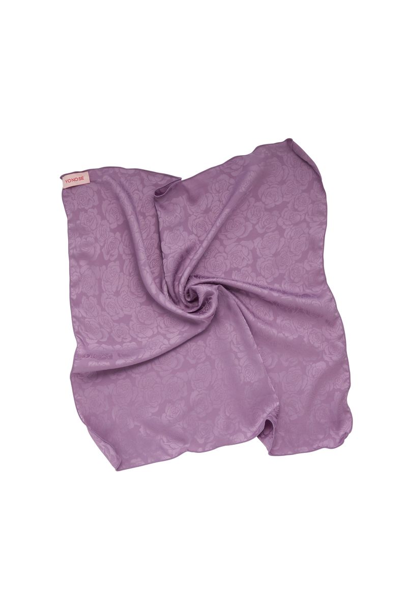 VINTAGE ROSE SCARF / PURPLE