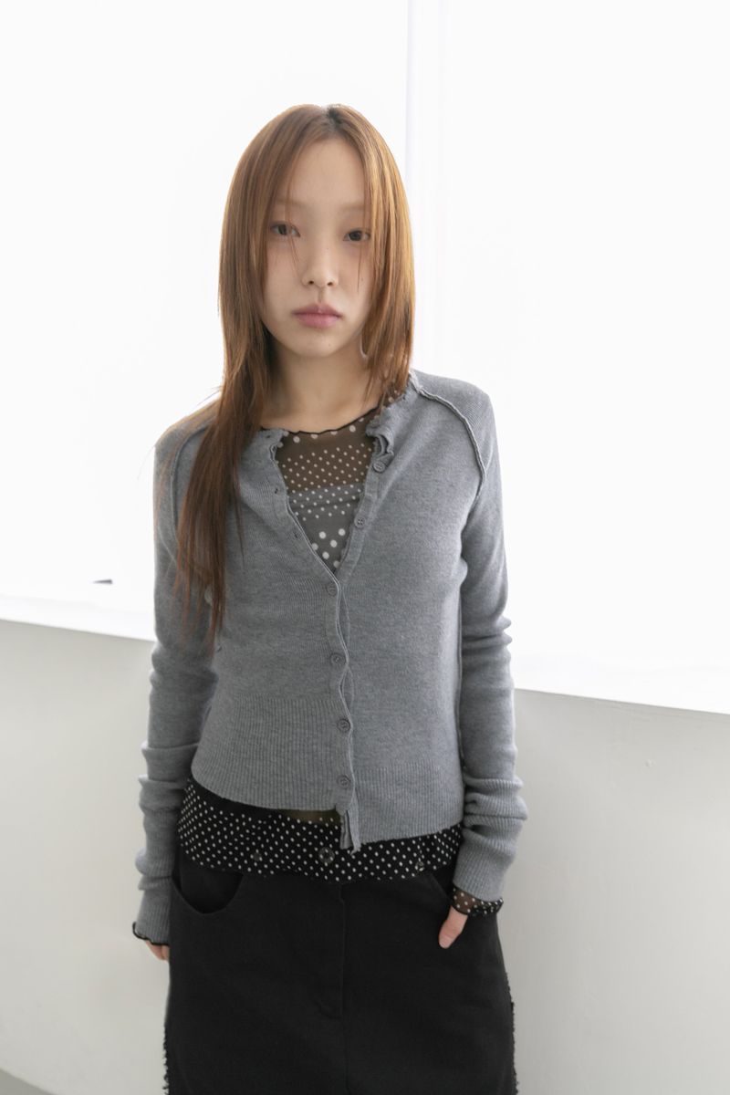 omoosoohy（オムスヒ）の「unbal rough flat cardigan(2colors)（Tops）」