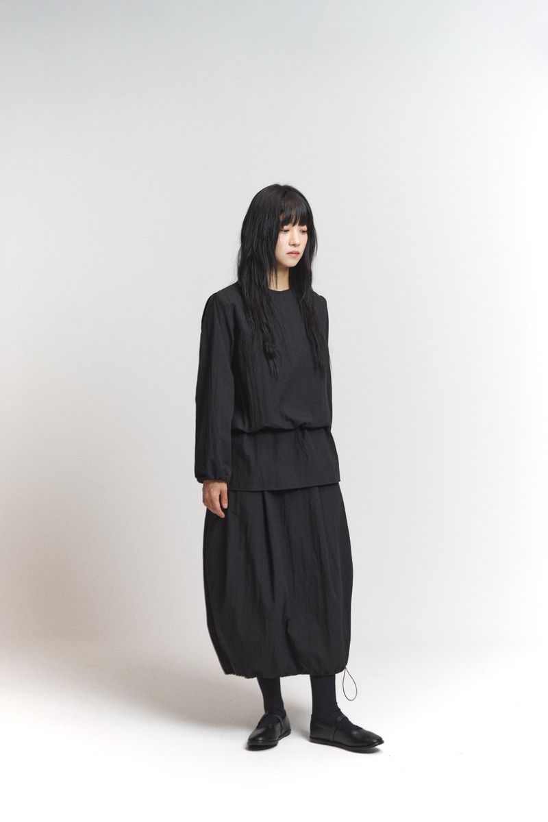 Layered Blouse / Black