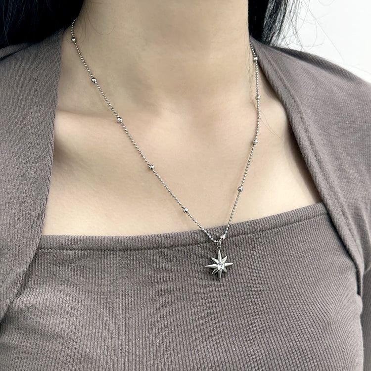8 spark ball necklace